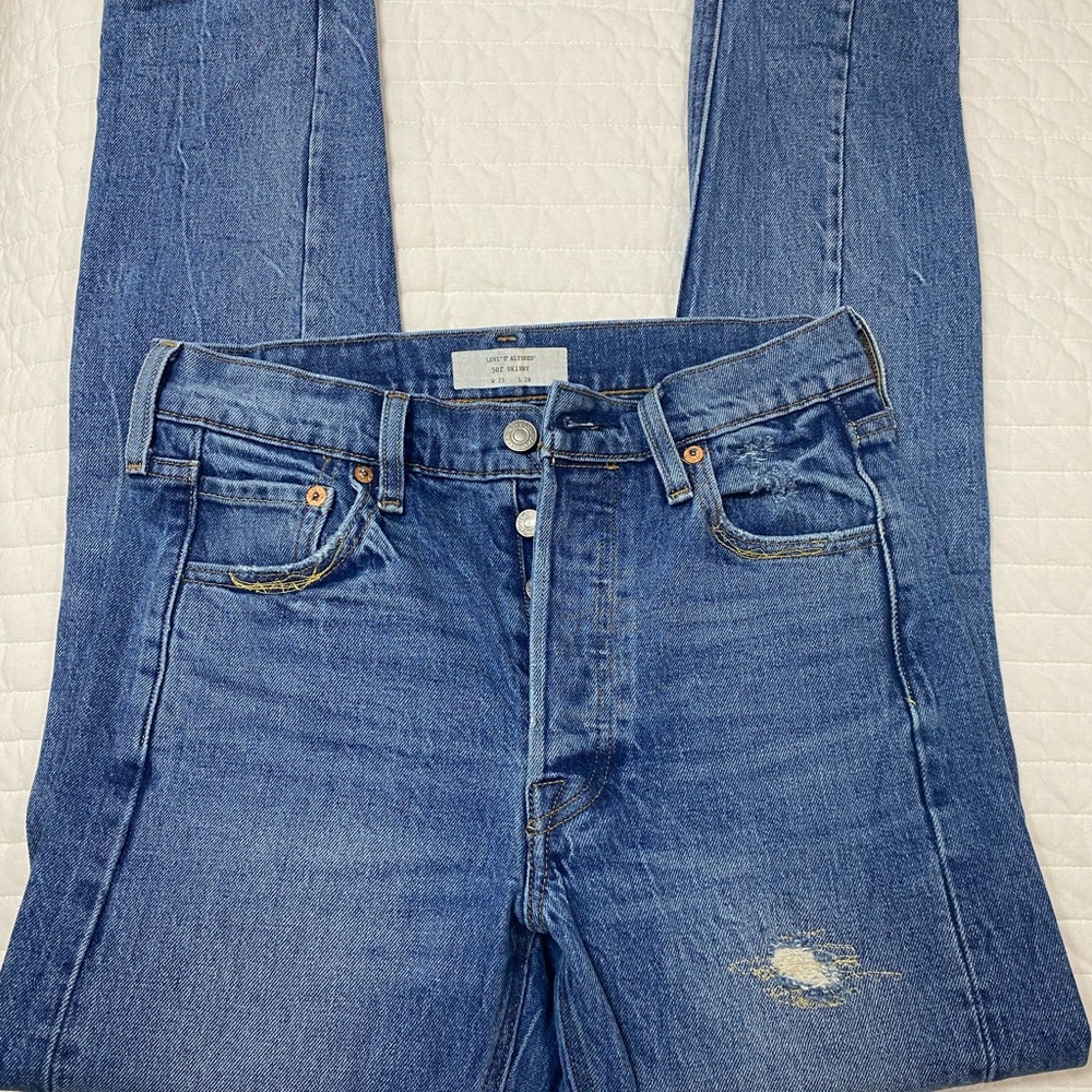 Levi 501 skinny jeans